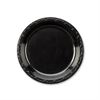 Picture of Plastic Plate 6 inch Black Silhouette (GEBLK06)